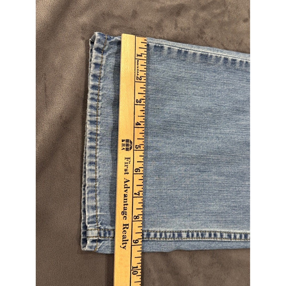 Levis 569 Loose Straight Leg Jeans Mens 38x32 Light Wash Denim Blue - Picture 4 of 8